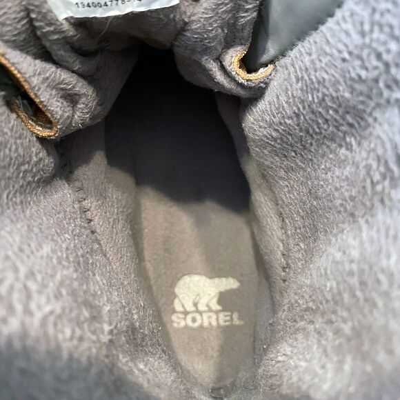 Sorel Explorer II‎ Joan Brown Leather Felt WP Winter Boots Women's Size 7 EU 38 - Picture 11 of 11